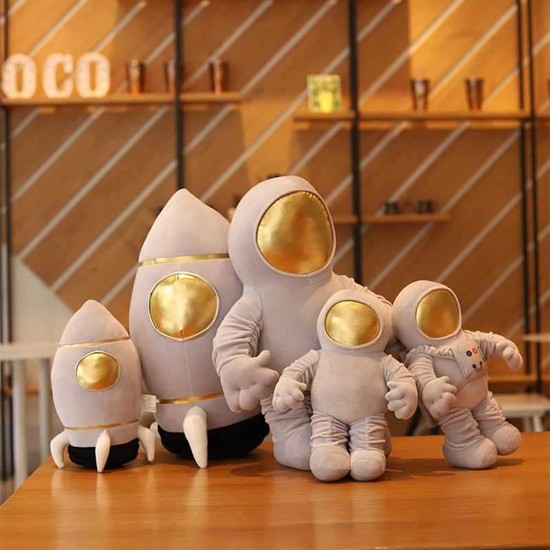 Astronaut and Spaceship Plush