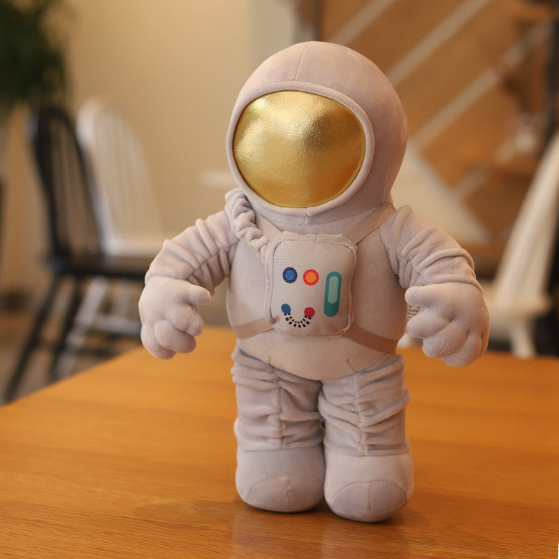 Astronaut and Spaceship Plush - 33cm(12.99"), Grey Astronaut with bag Plush