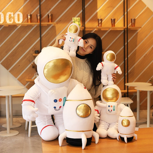 Astronaut and Spaceship Plush Astronaut and Spaceship Plush