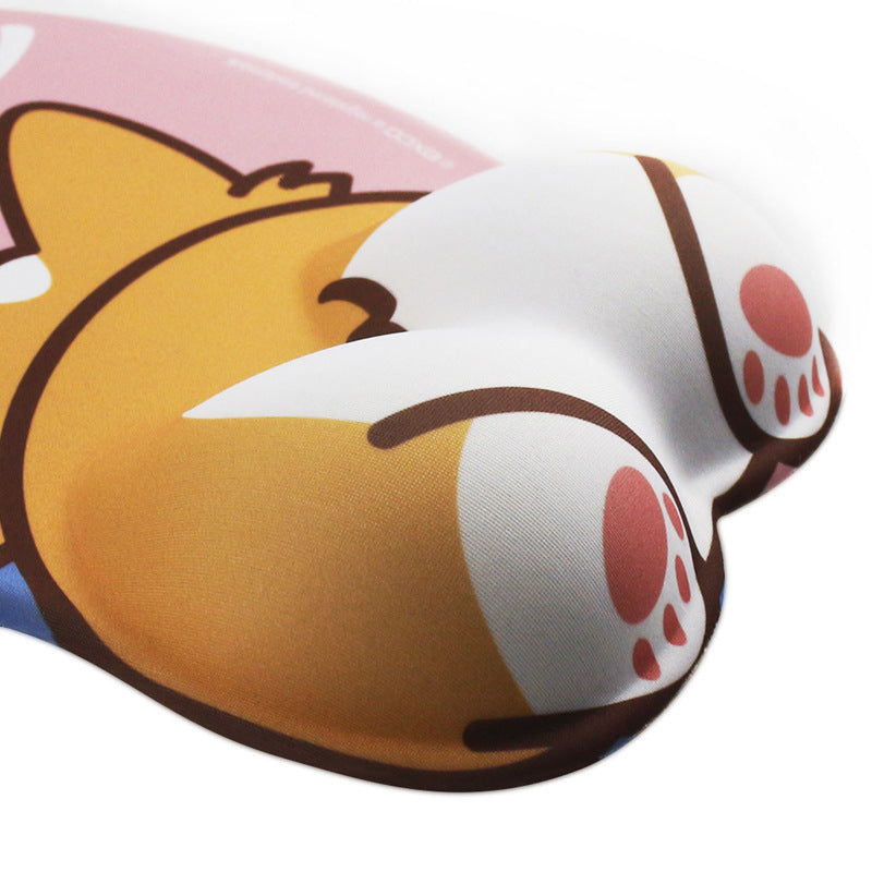 Boost productivity with cute corgi mouse pad!