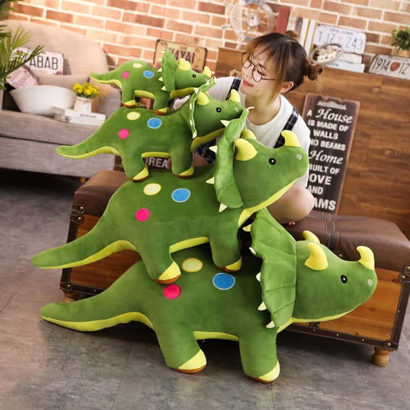 Giant Triceratops Dinosaur Plush