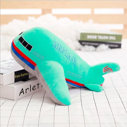 Kawaii Airplane Plush - 60cm(23.6"), Green