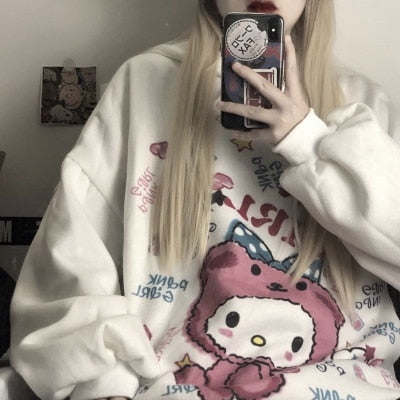 Kawaii Anime Winter Women Hoodie