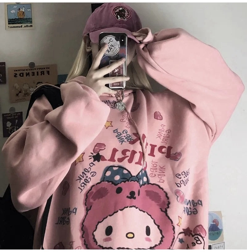 Kawaii Anime Winter Women Hoodie