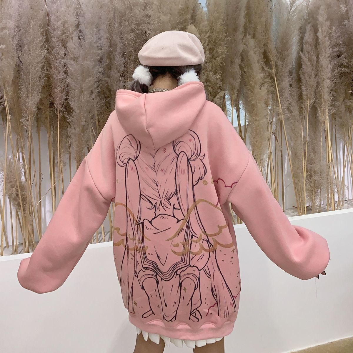 Kawaii Anime Winter Women Hoodie - A4, XXL