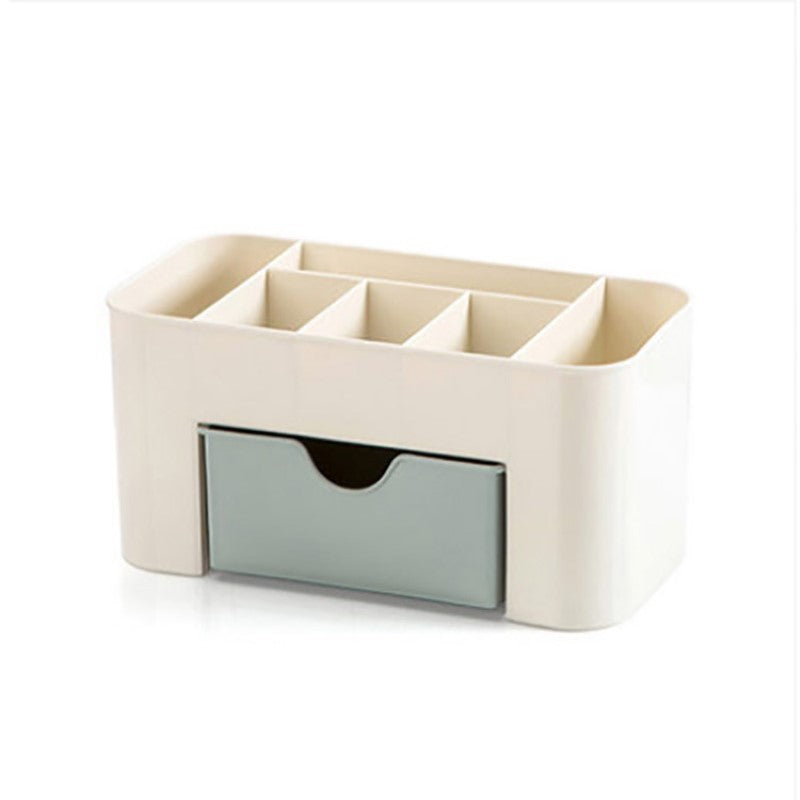 Kawaii Desktop Drawer Type Organizer - Blue