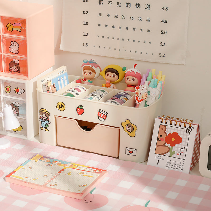 Kawaii Desktop Drawer Type Organizer