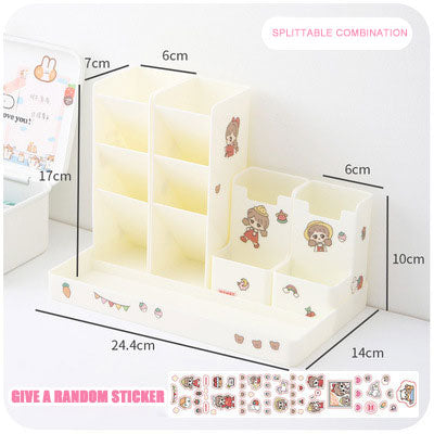 Kawaii File Tray Desk Organizer - White Organizer