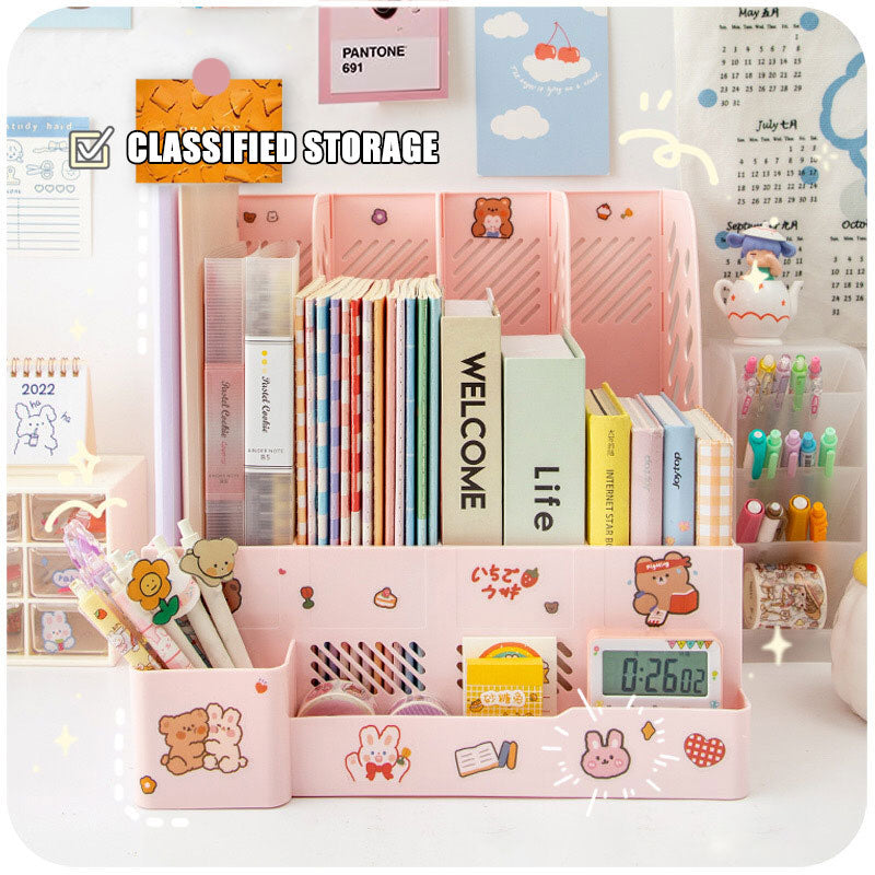 Kawaii File Tray Desk Organizer
