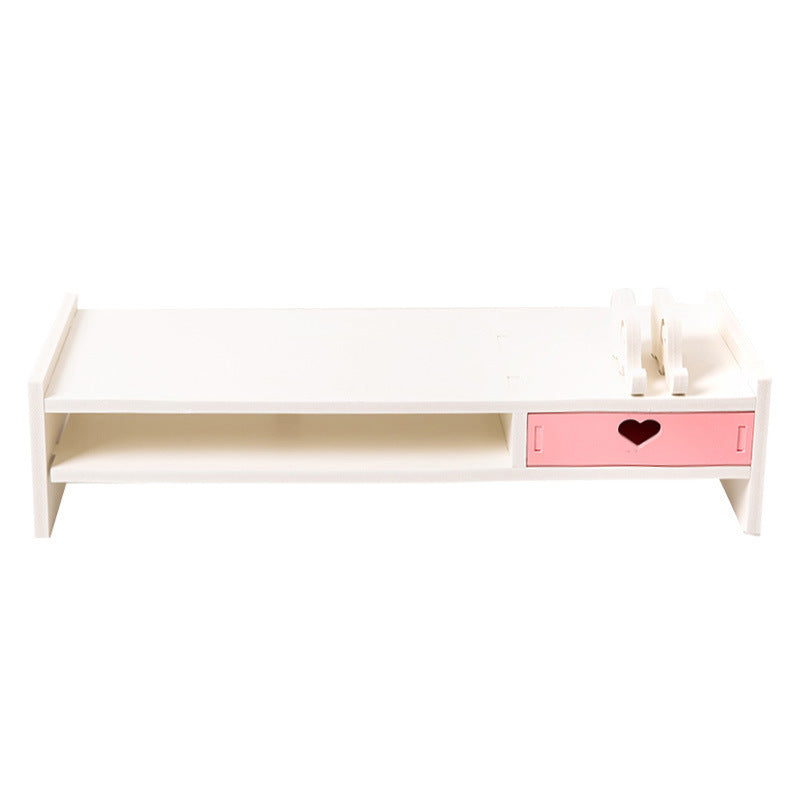 Kawaii Heart Design Desk Storage Rack Storage