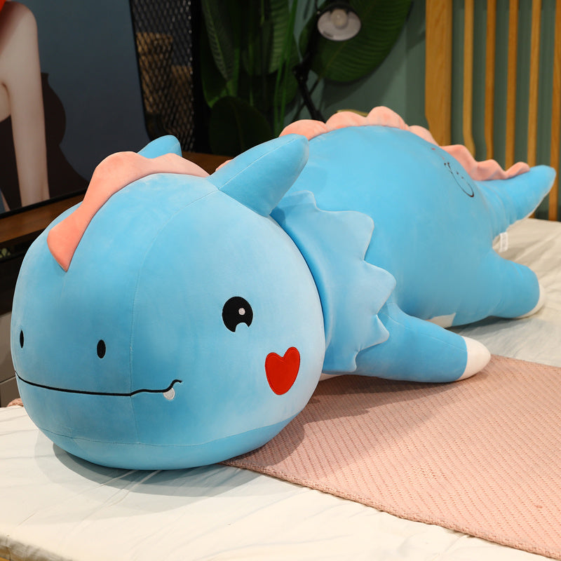 Kawaii Japanese Dinosaur Cartoon Plush - 120cm(47.2"), Blue
