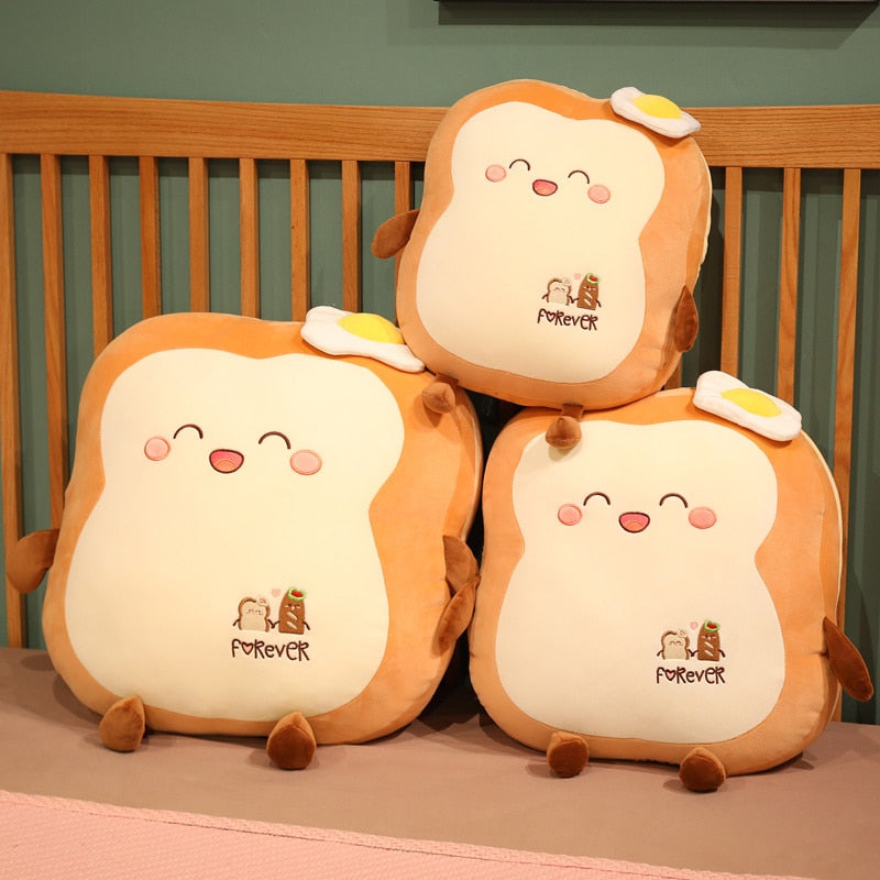 Three Kawaii Japanese Loaf Bread Plush