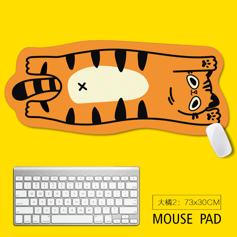 Kawaii Mouse Pad - Big Orange Cat - B