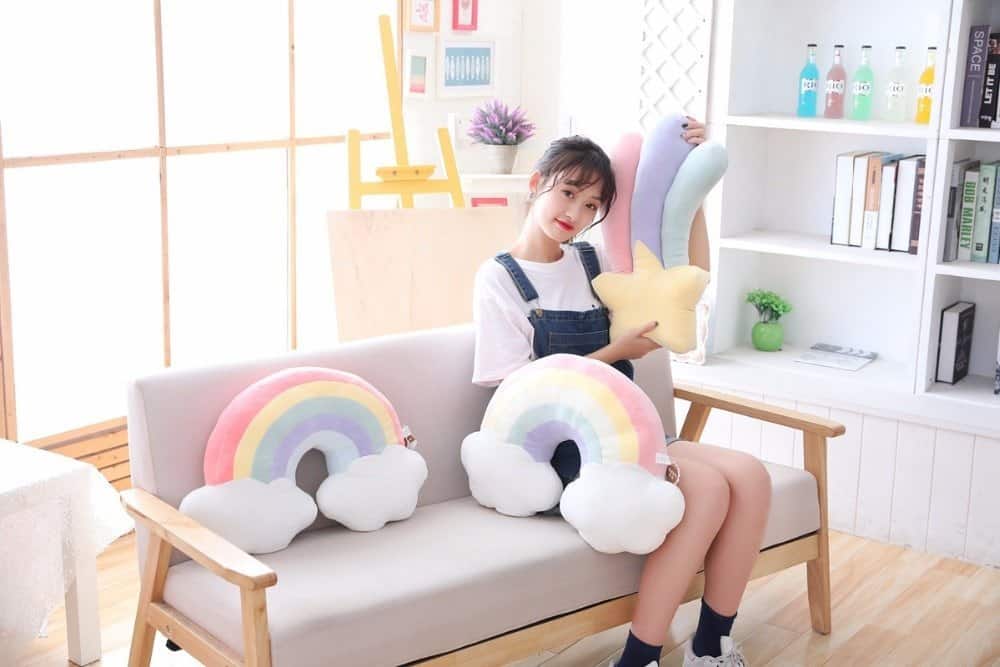 Kawaii Sky Plush Pillow