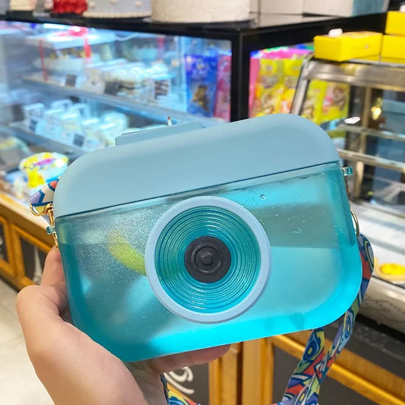 Kawaii Water Bottle Camera - Blue