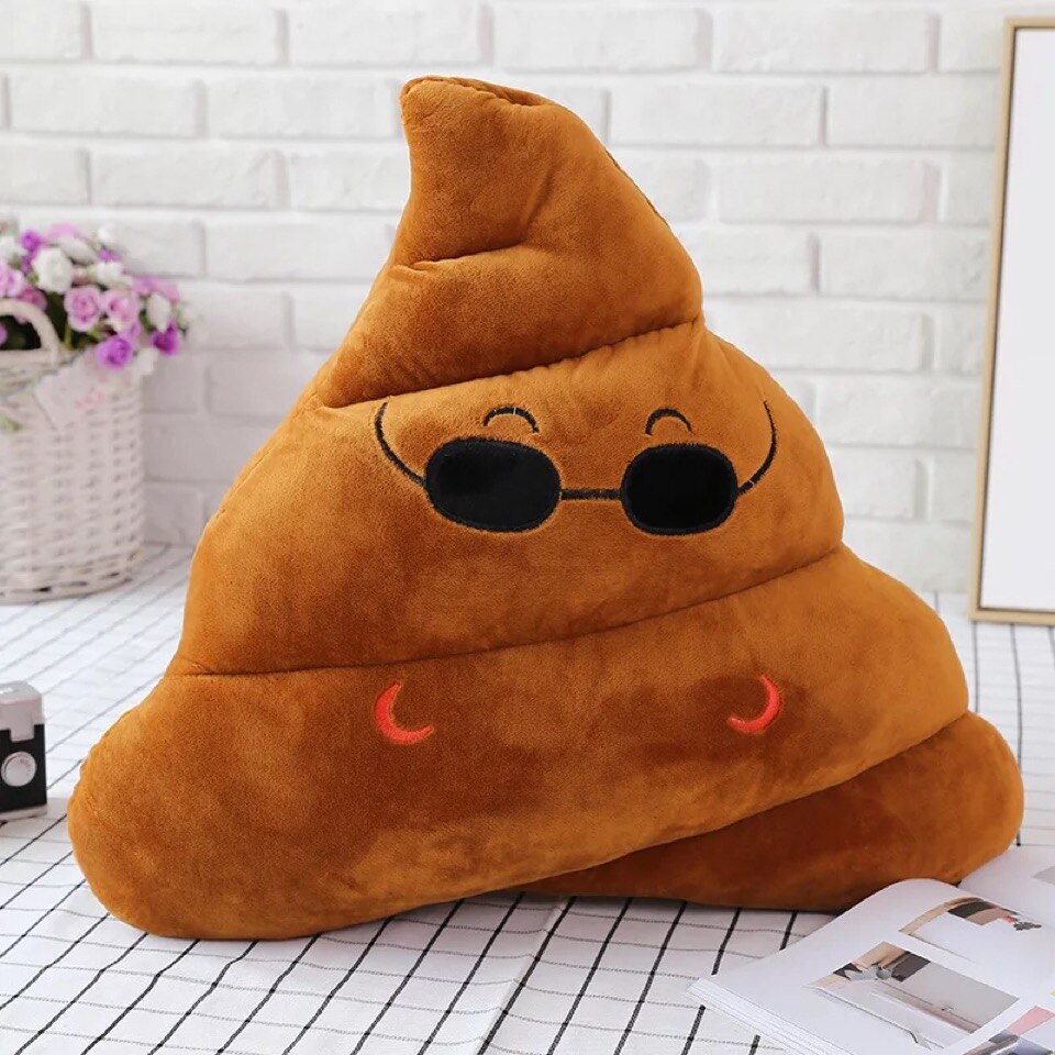 Poop Emoji Plush - 25cm(9.8"), 09