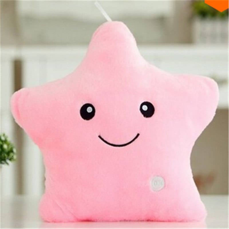 pink star plush
