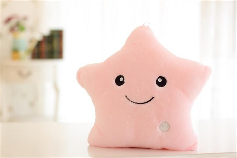 pink star plush
