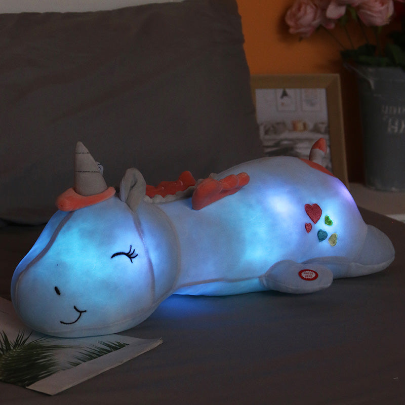 Unicorn Light Up - 60cm(23.6"), glowing blue