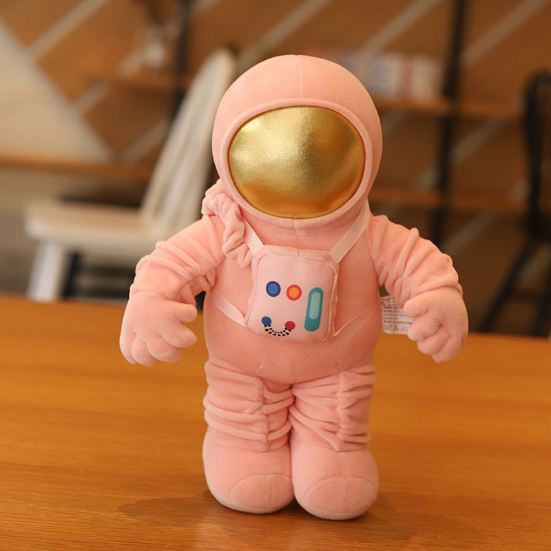 Astronaut and Spaceship Plush - 60cm(23.6"), Pink Astronaut with bag Plush