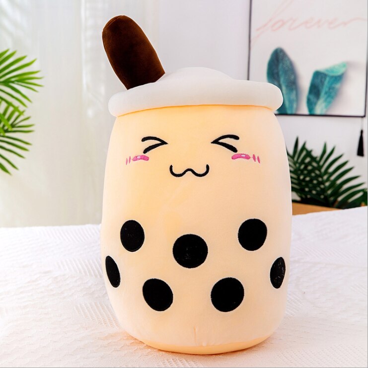 Boba Squishmallow Plush Soft Cute Bubble Tea Stuffed Animal For Kids –  Shaketea