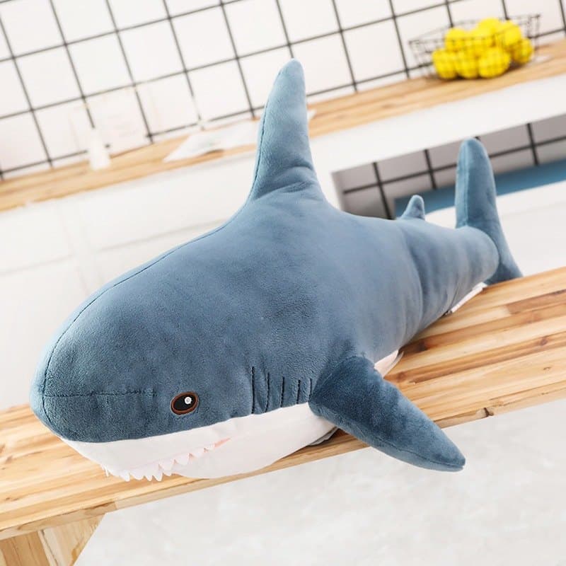 Life size deals shark plush