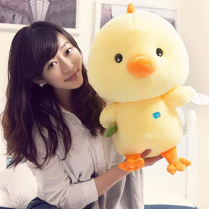 Get your snuggle on with this adorable chicken plush!