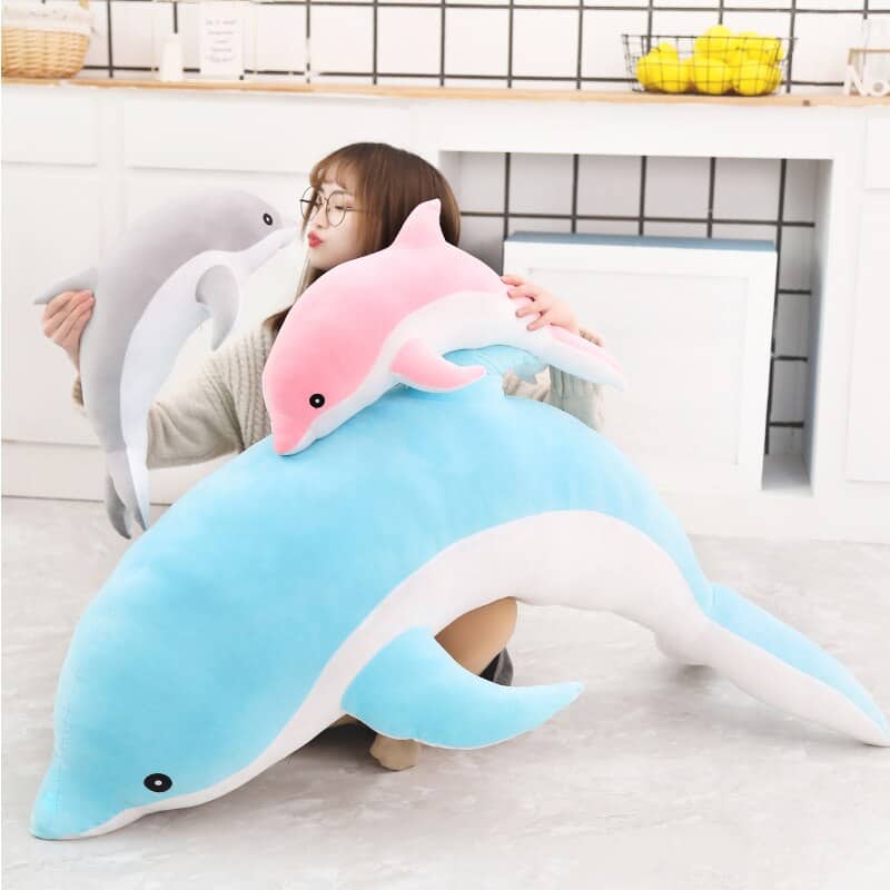 Cute best sale dolphin plush