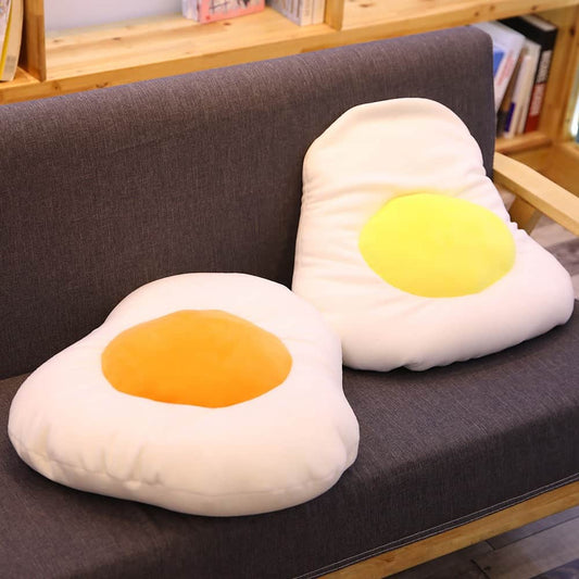 Hug your dreams with Kawaii Egg Pillow!