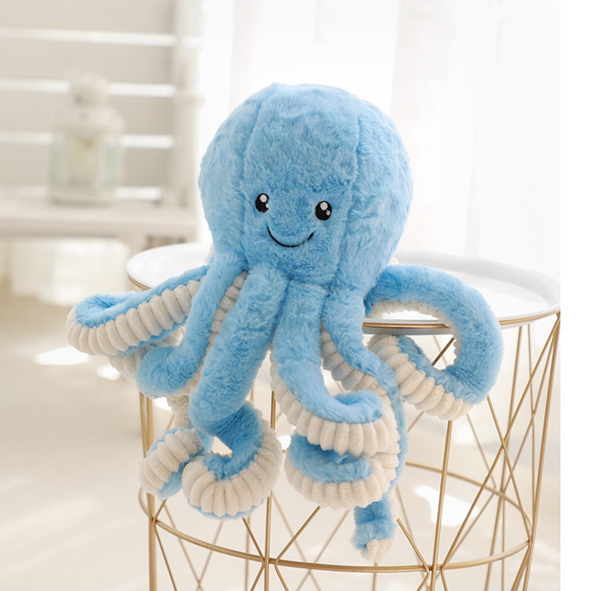 Cute Octopus Plush Toy - 40cm, Blue