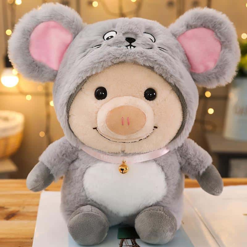 Piggy brown cheap plush doll