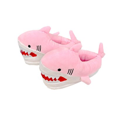 Cute Shark Slippers - WD38 Pink, 10.5