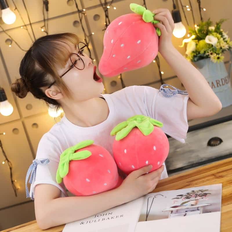 Adorable strawberry plush - must have!