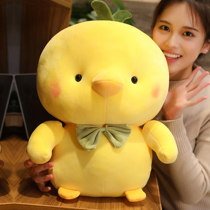 Cute Yellow Chicken Stuffed Animal - Yellow, CN