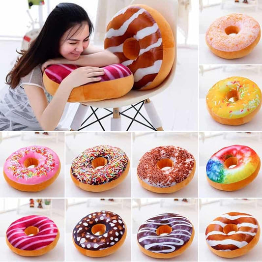 Indulge in sweet dreams with our Donut Pillow!