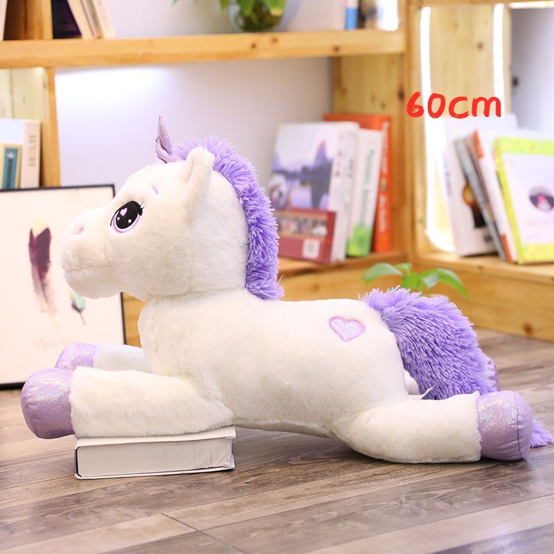 Giant Unicorn Plush - 60cm white