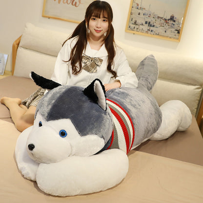 Hug a wolf today. Get the Giant Wolf Plush.