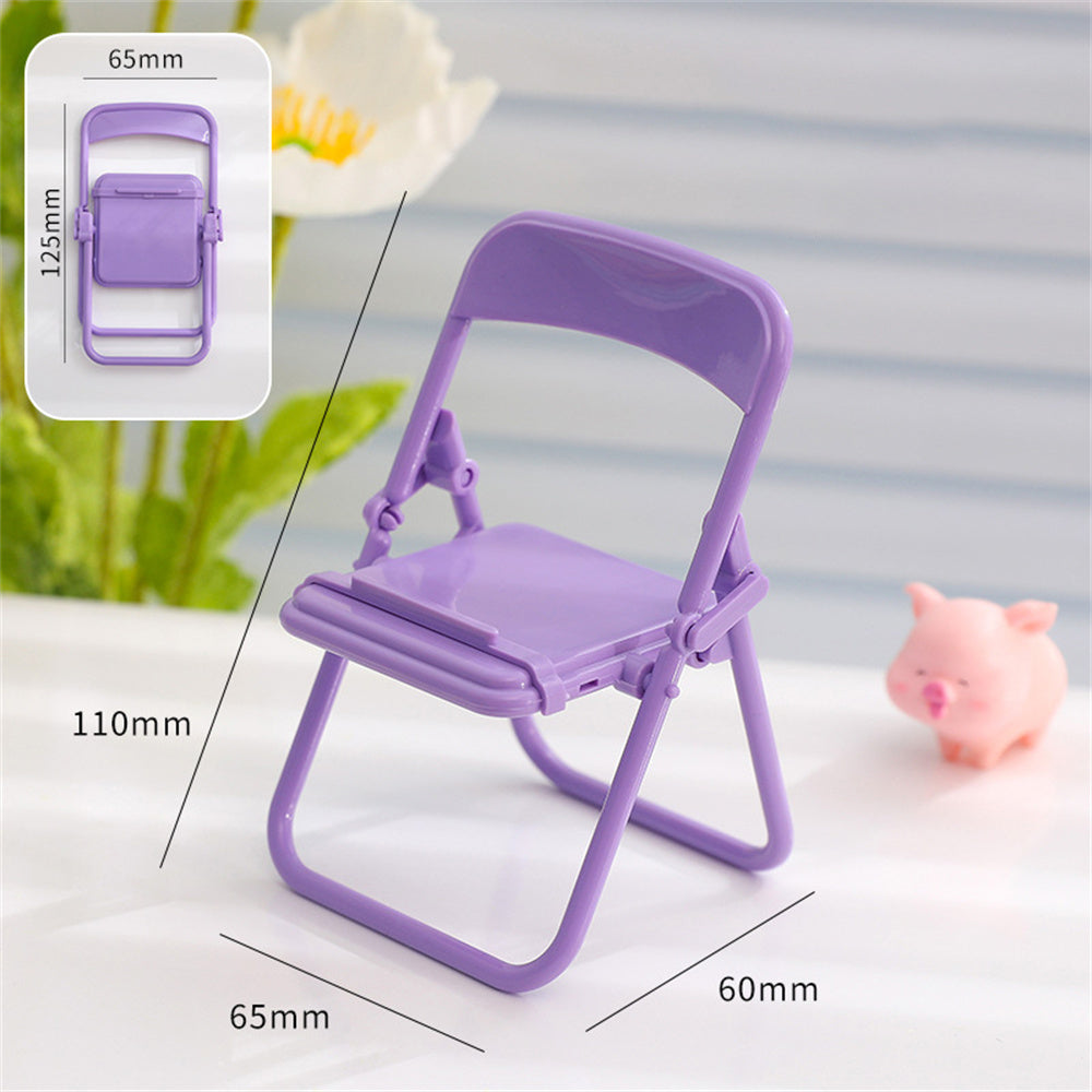 Kawaii Chair Desktop Display Stand Phone Holder - Purple, United States
