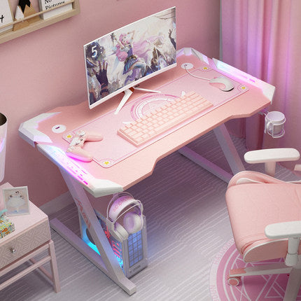 Kawaii Gaming Table - 100X60X72cm - Pink