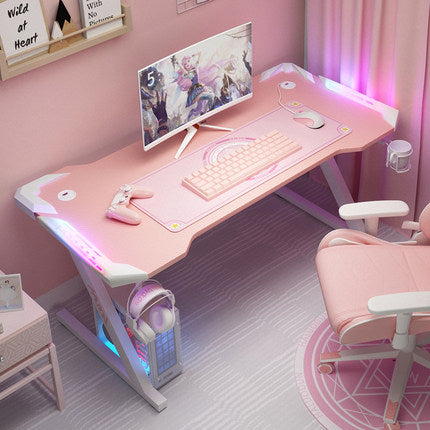 Gaming table deals pink