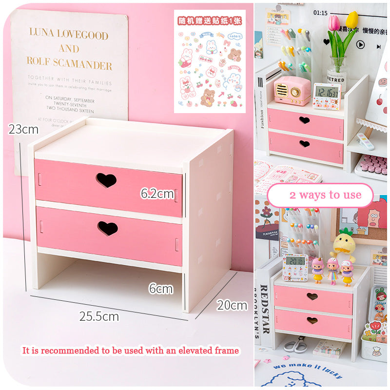 Kawaii Cute Button Desktop Storage Box – Kawaii Merchandise