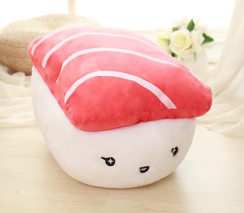 Kawaii Japanese Sushi Plush Pillow (40cm) - Red