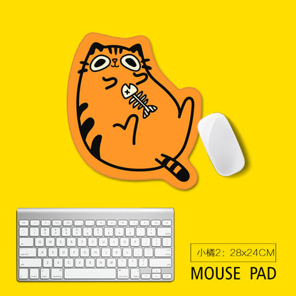 Kawaii Mouse Pad - Little Orange Cat - A