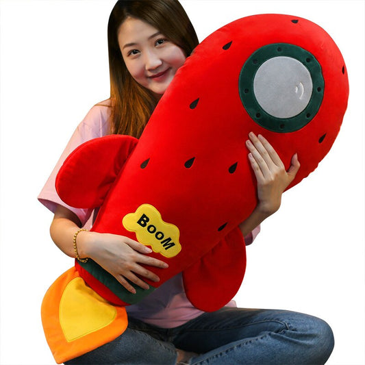 Add some cute to your space with our Kawaii Rocket Plush!