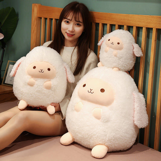 Hug me! Soft, adorable kawaii sheep plush.