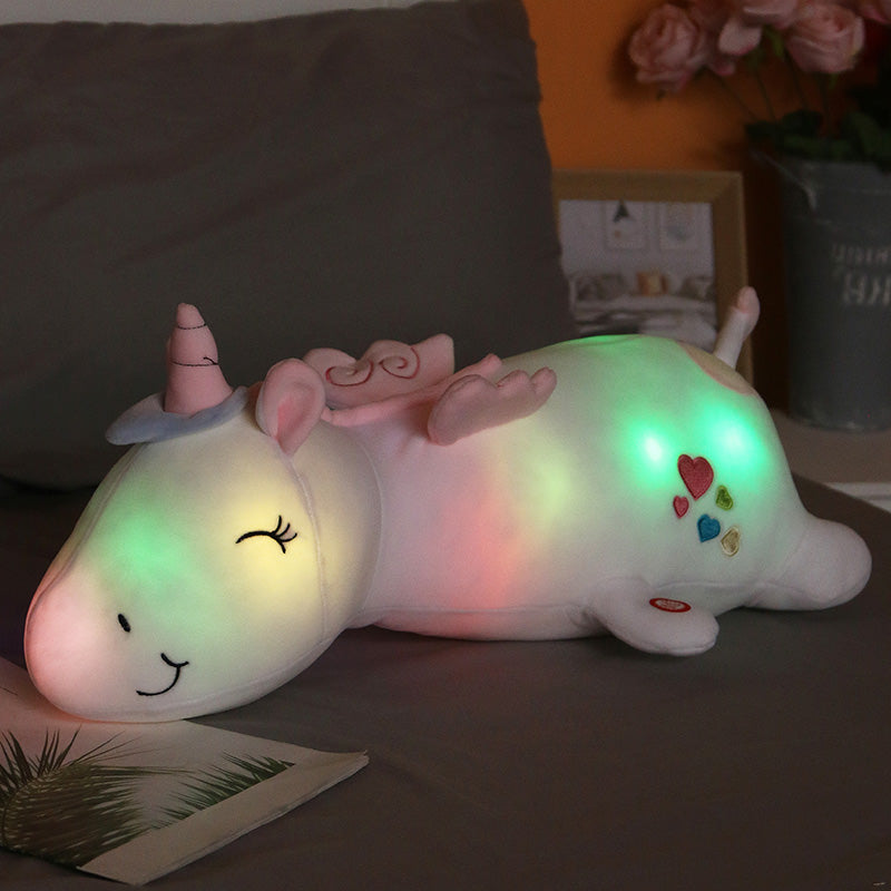 Unicorn Light Up - 130cm(51.1"), glowing white