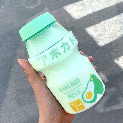Yakult Yogurt Style! Fruity Milk Drink Bottle - Avocado - A
