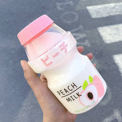 Yakult Yogurt Style! Fruity Milk Drink Bottle - Peach - B