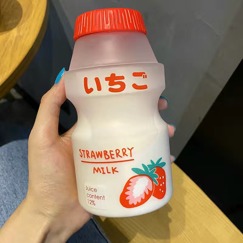 Yakult Yogurt Style! Fruity Milk Drink Bottle - Strawberry - C
