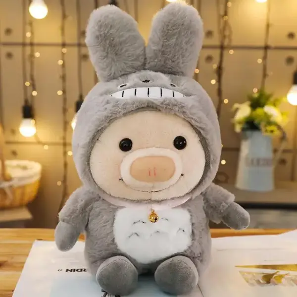 totoro cute pig plush